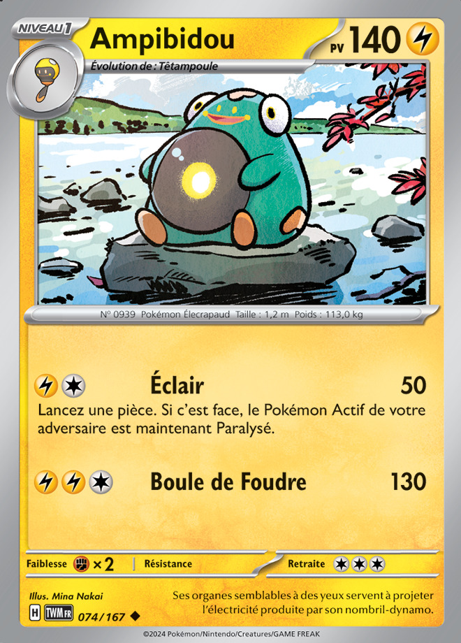 Carte Pokémon: Ampibidou