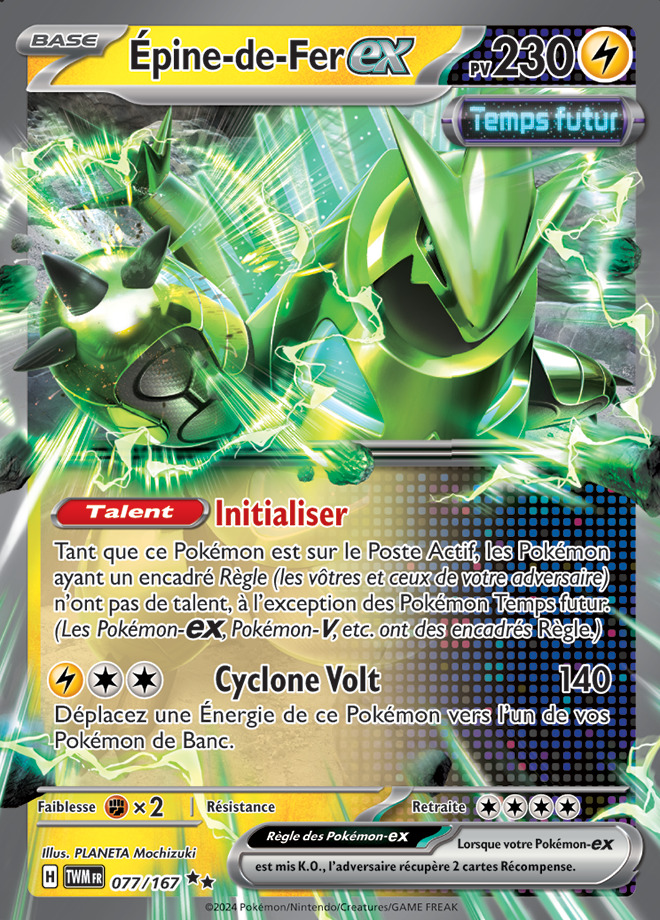 Carte Pokémon: Épine-de-Fer ex