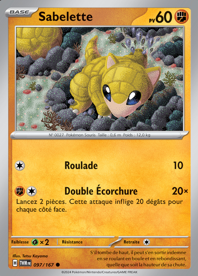 Carte Pokémon: Sabelette