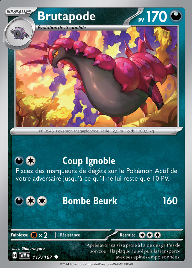 Carte Pokémon: Brutapode