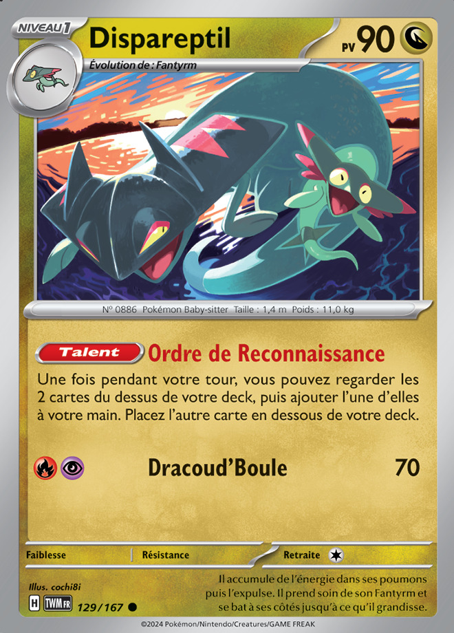 Carte Pokémon: Dispareptil