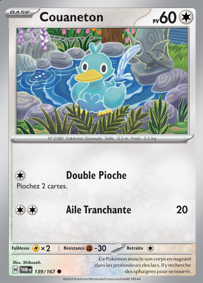 Carte Pokémon: Couaneton