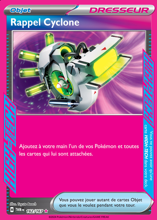 Carte Pokémon: Rappel Cyclone