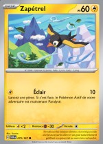 Carte Pokémon: Zapétrel