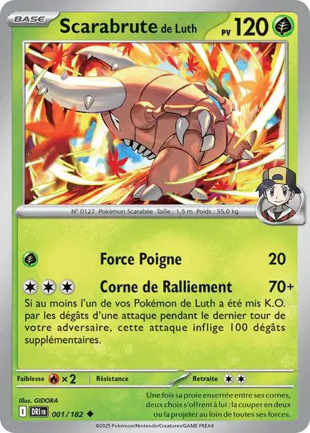 Carte Pokémon: Scarabrute de Luth