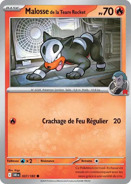 Carte Pokémon: Malosse de la Team Rocket