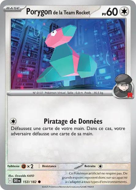 Carte Pokémon: Porygon de la Team Rocket