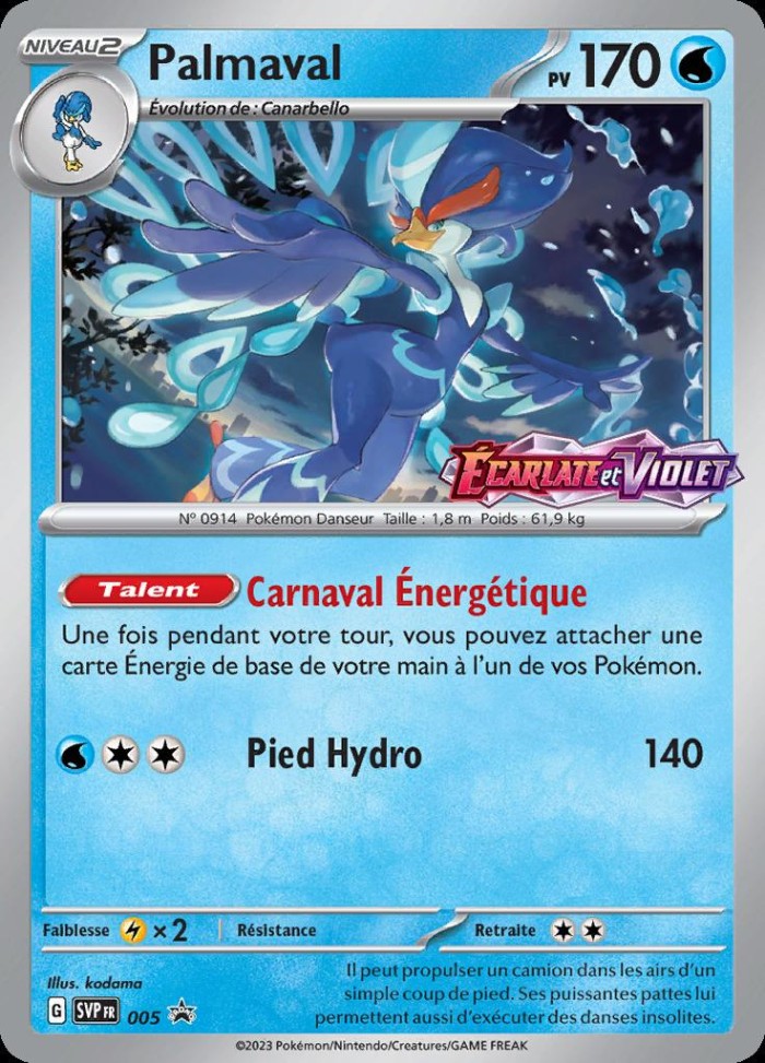 Carte Pokémon: Palmaval