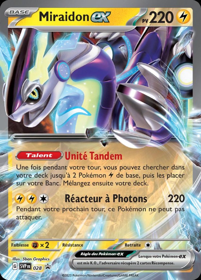 Carte Pokémon: Miraidon ex