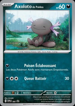 Carte Pokémon: Axoloto de Paldea