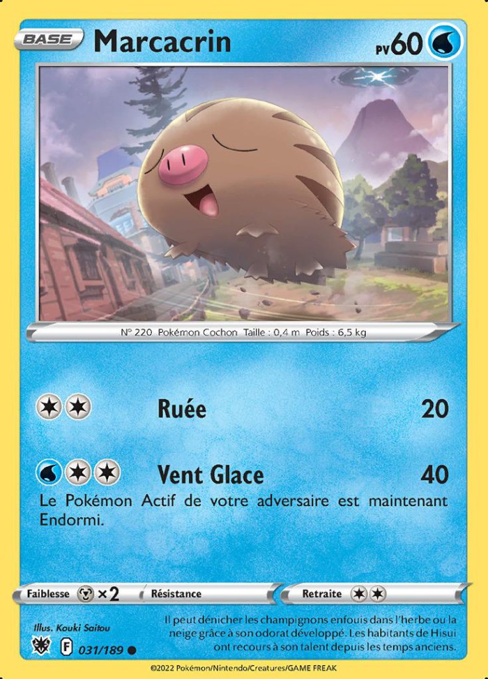 Carte Pokémon: Marcacrin