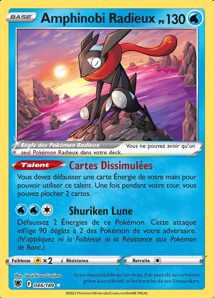 Carte Pokémon: Amphinobi Radieux