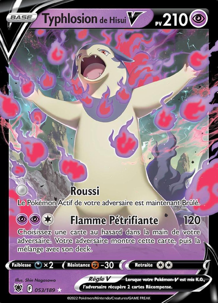 Carte Pokémon: Typhlosion de Hisui V