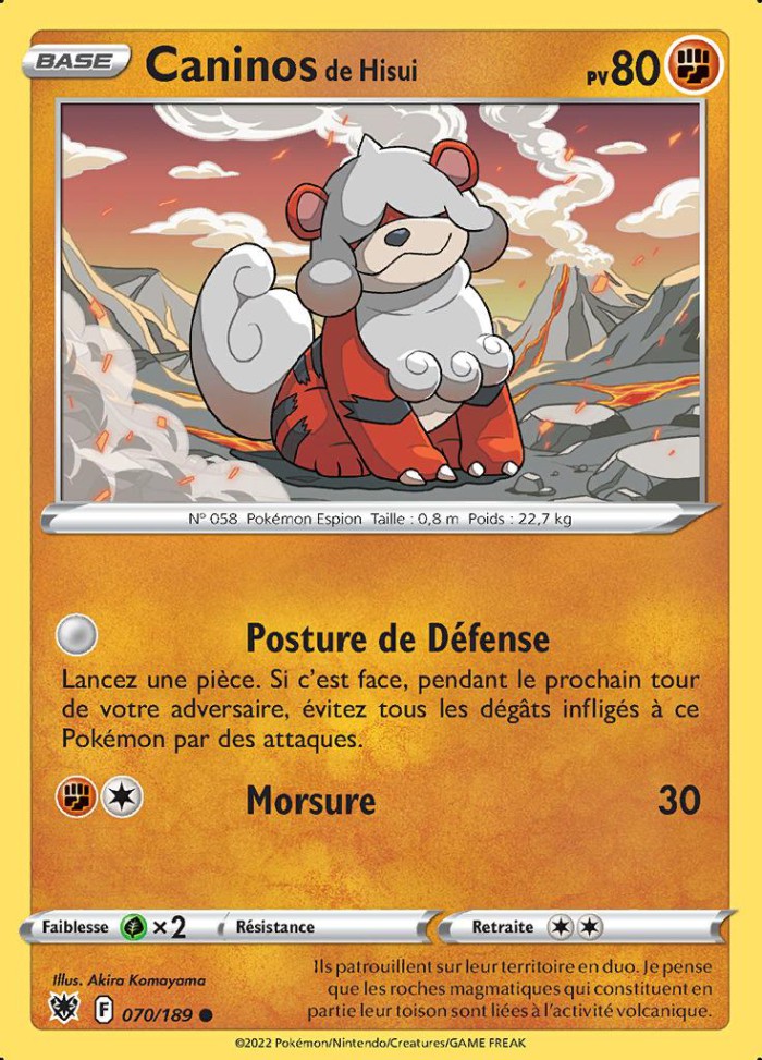 Carte Pokémon: Caninos de Hisui