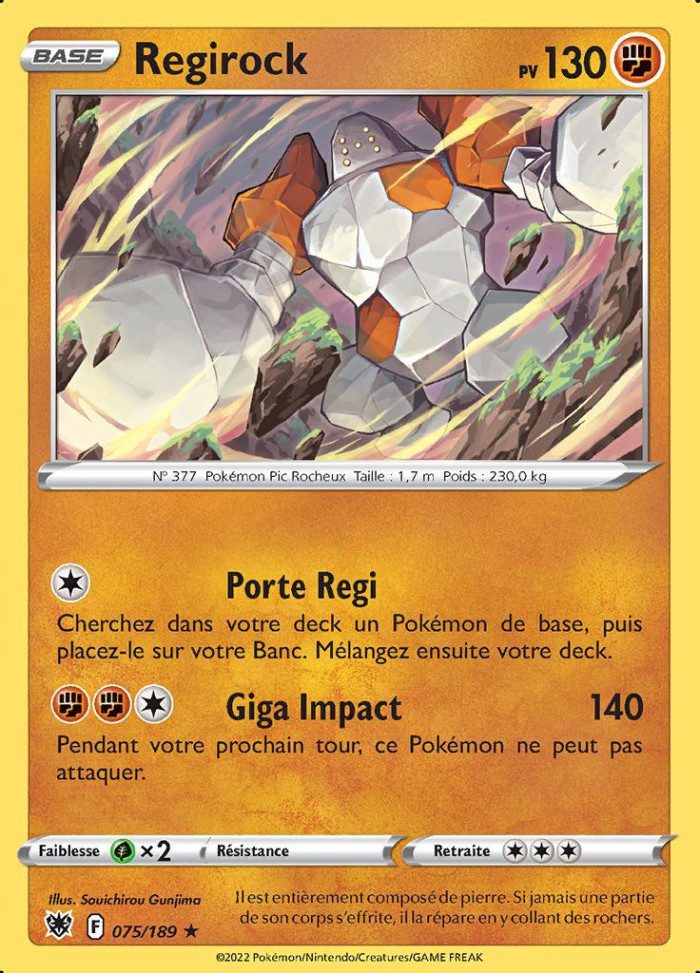 Carte Pokémon: Regirock