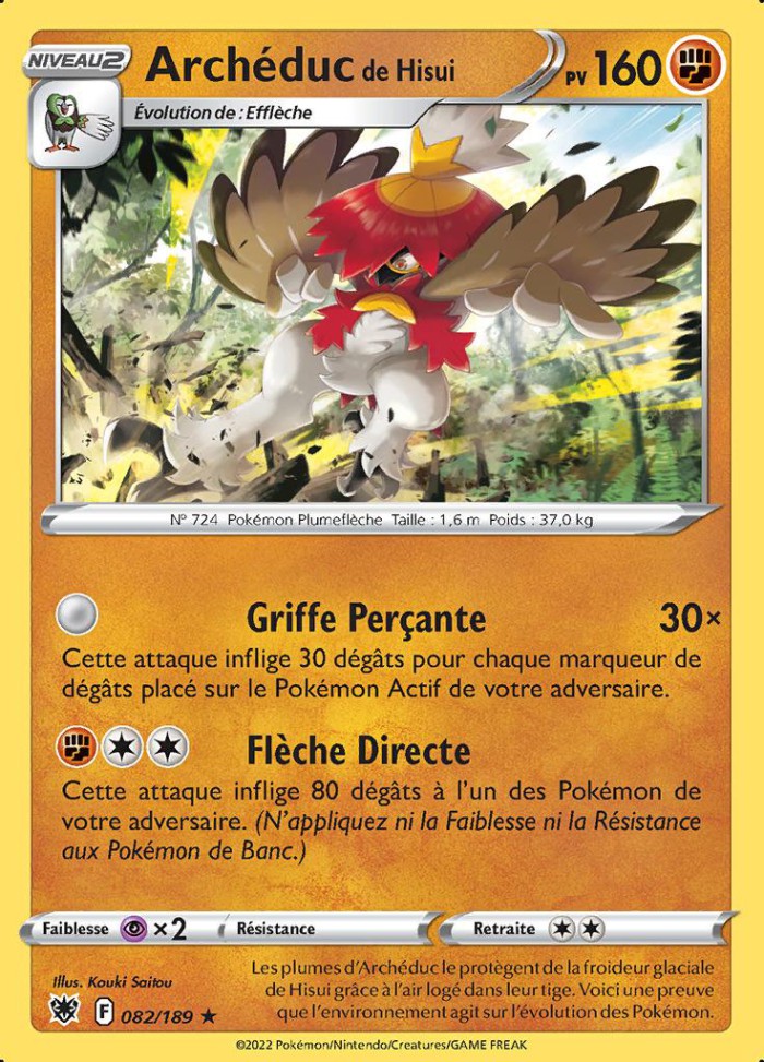 Carte Pokémon: Archéduc de Hisui