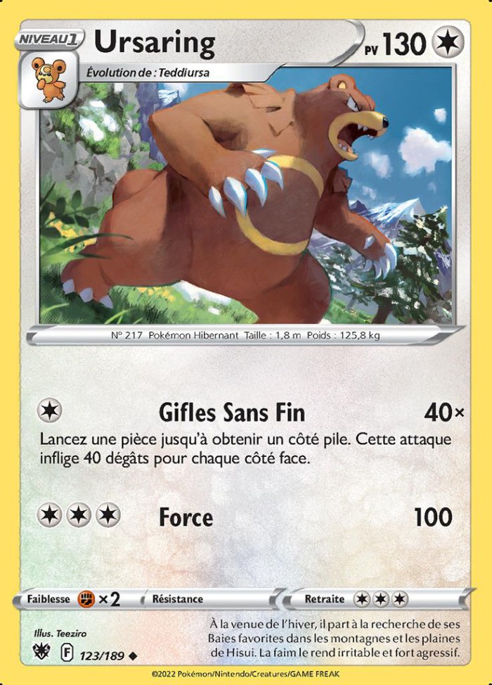 Carte Pokémon: Ursaring