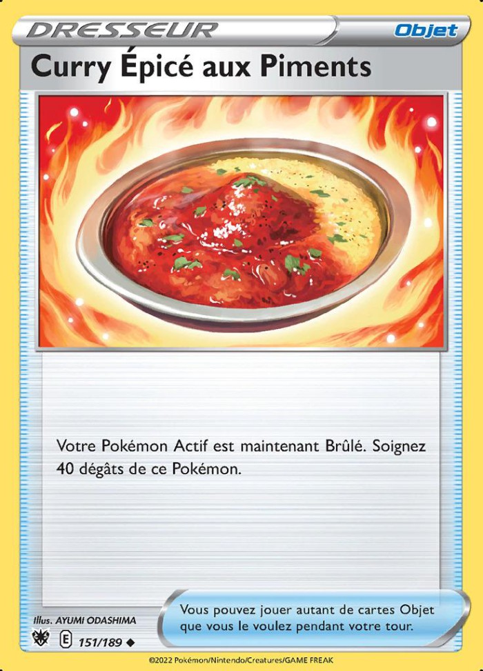 Carte Pokémon: Curry Épicé aux Piments