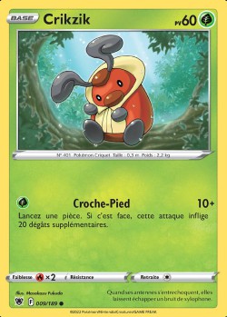 Carte Pokémon: Crikzik