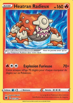 Carte Pokémon: Heatran Radieux