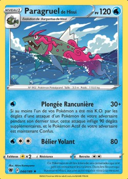 Carte Pokémon: Paragruel de Hisui