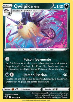 Carte Pokémon: Qwilpik de Hisui