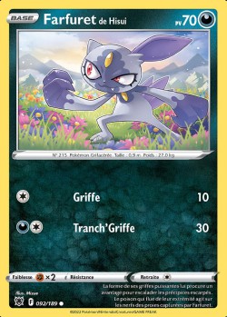 Carte Pokémon: Farfuret de Hisui