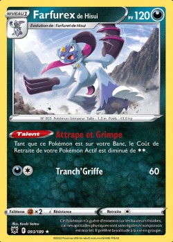 Carte Pokémon: Farfurex de Hisui