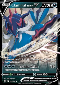 Carte Pokémon: Clamiral de Hisui V