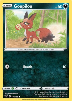 Carte Pokémon: Goupilou