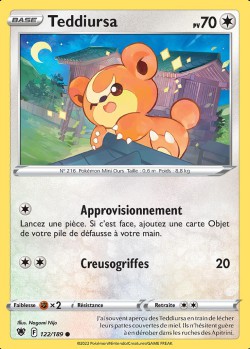 Carte Pokémon: Teddiursa