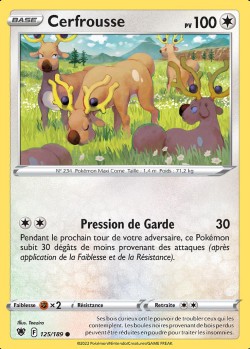 Carte Pokémon: Cerfrousse