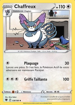 Carte Pokémon: Chaffreux