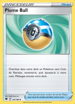 Carte Pokémon: Plume Ball