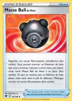 Carte Pokémon: Masse Ball de Hisui