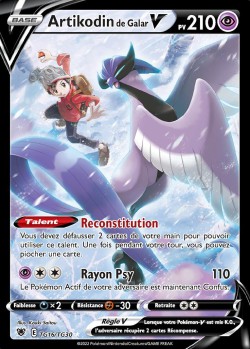 Carte Pokémon: Artikodin de Galar V