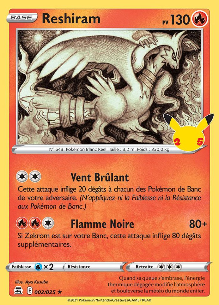 Carte Pokémon: Reshiram