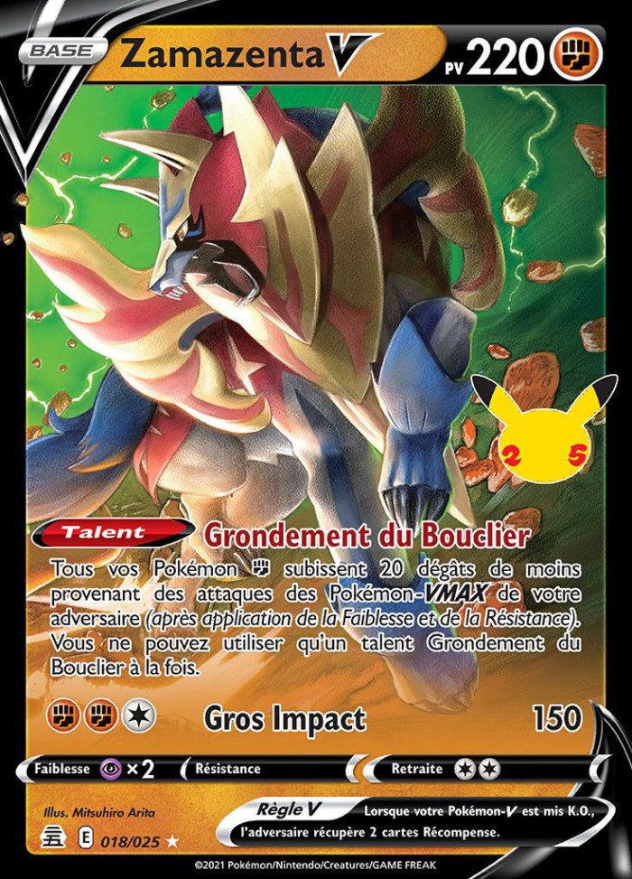 Carte Pokémon: Zamazenta V