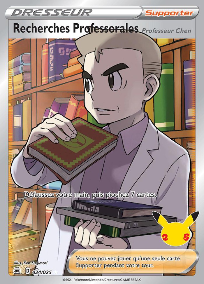 Carte Pokémon: Recherches Professorales