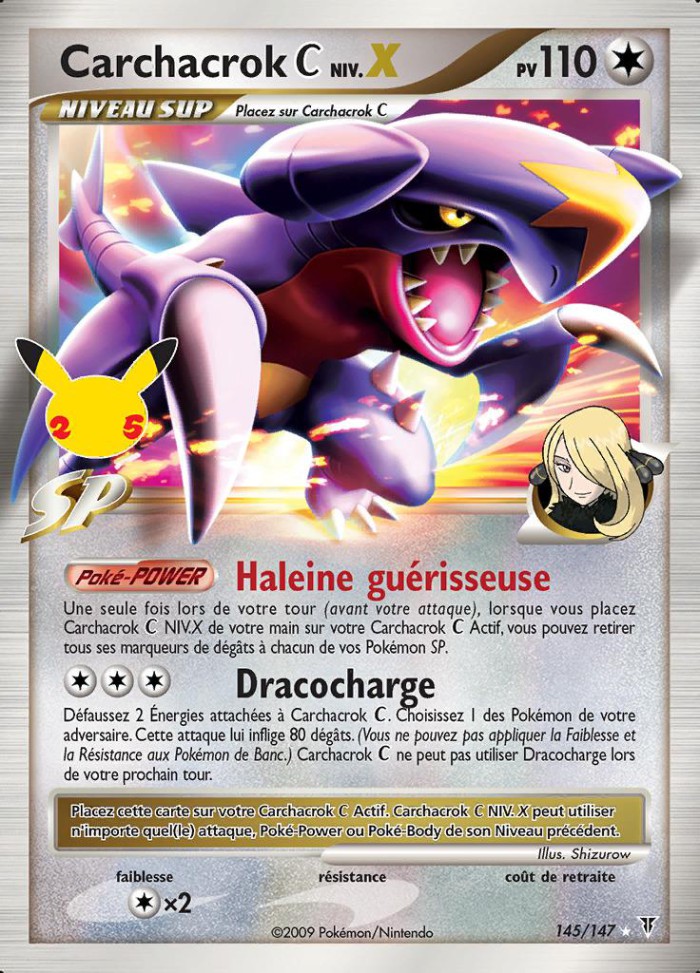 Carte Pokémon: Carchacrok C NIV.X