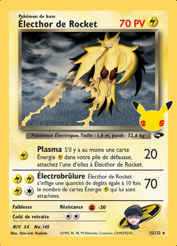 Carte Pokémon: Électhor de Rocket