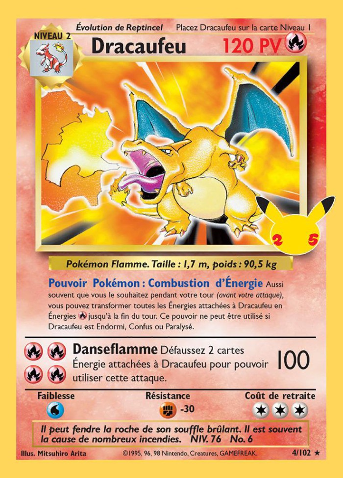 Carte Pokémon: Dracaufeu