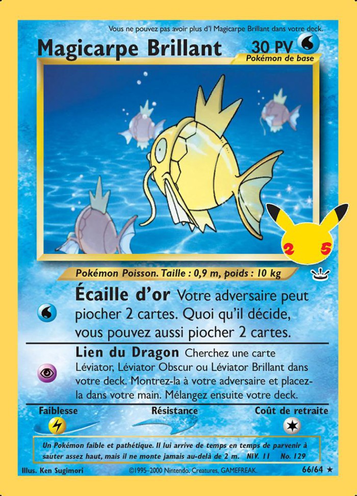 Carte Pokémon: Magicarpe Brillant