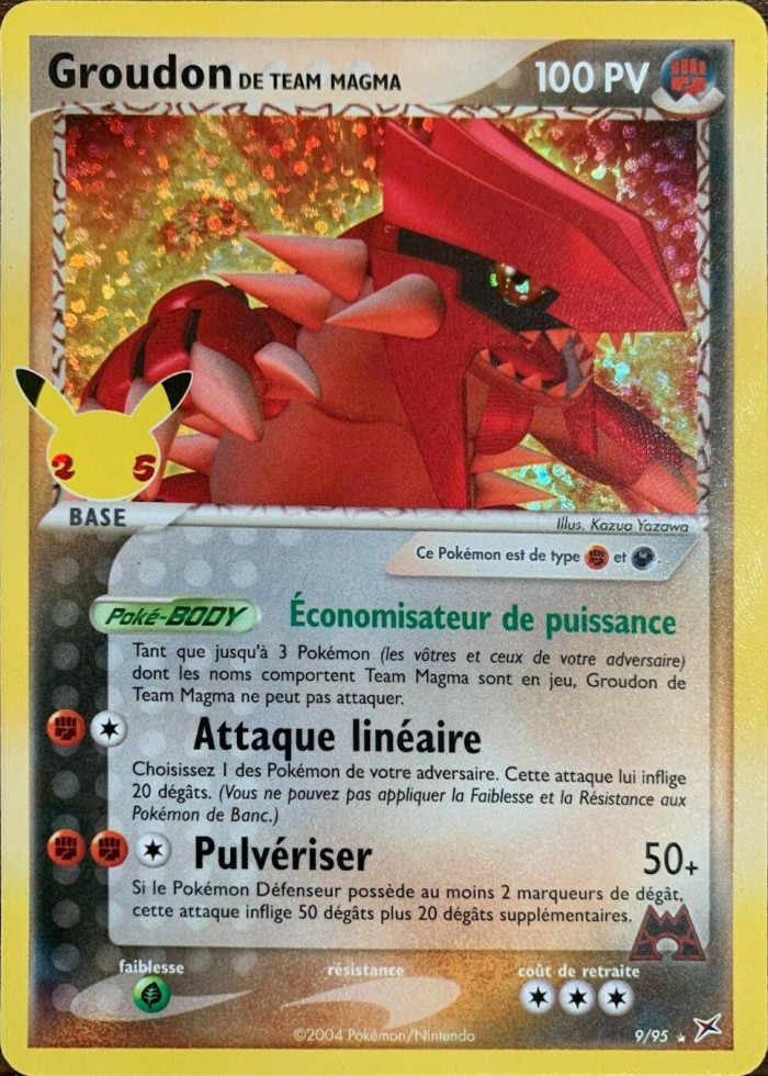 Carte Pokémon: Groudon de Team Magma