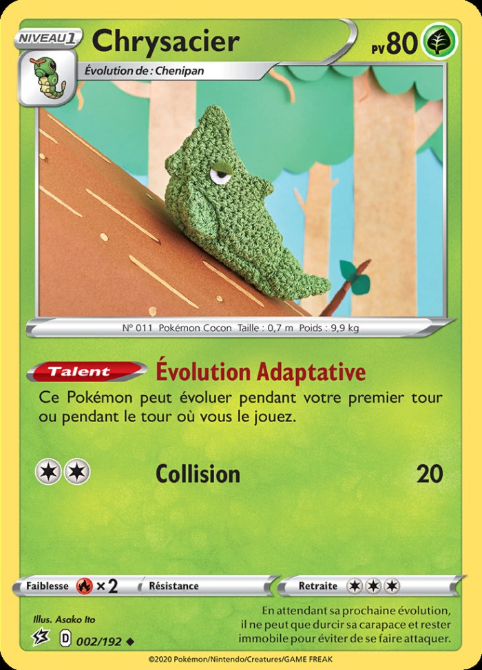 Carte Pokémon: Chrysacier