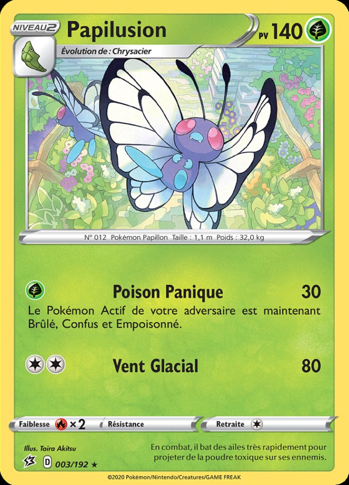 Carte Pokémon: Papilusion