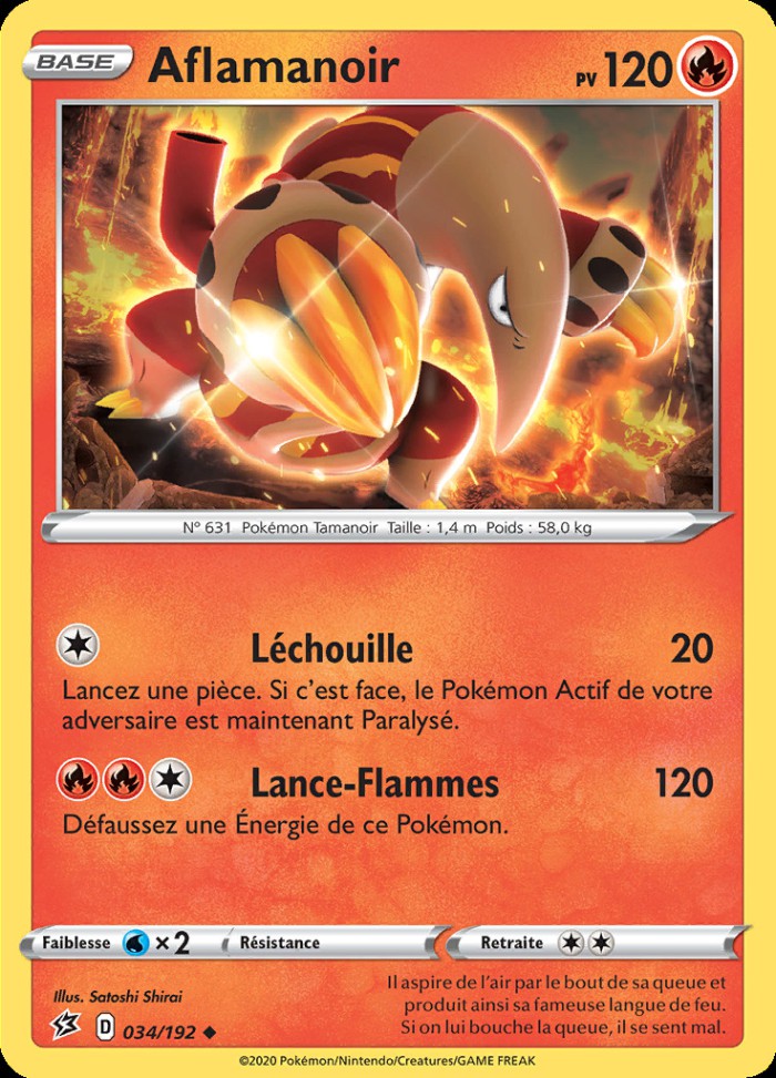 Carte Pokémon: Aflamanoir