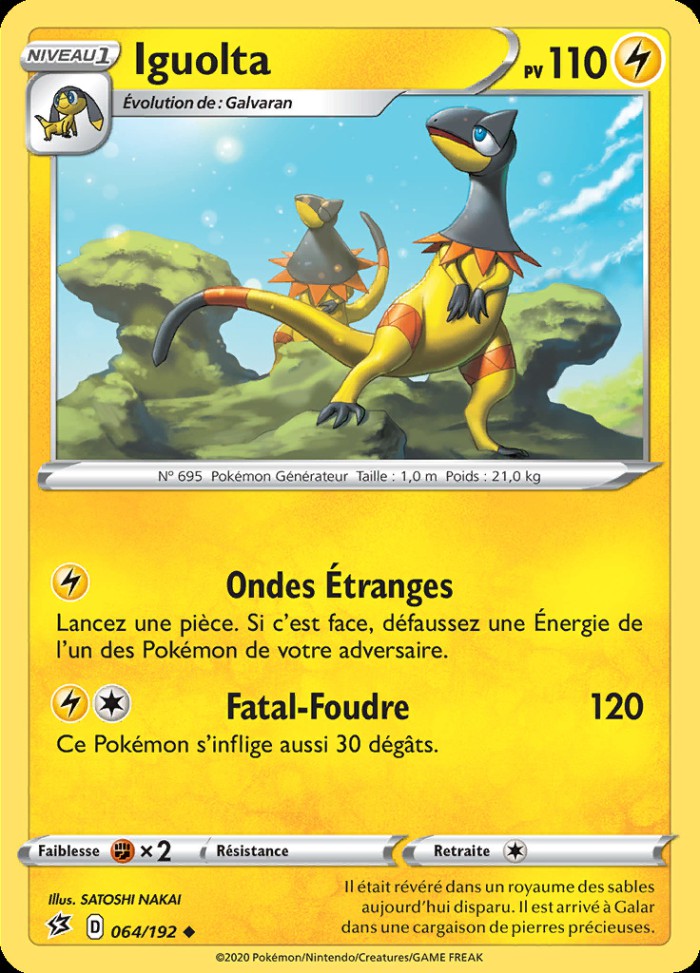 Carte Pokémon: Iguolta