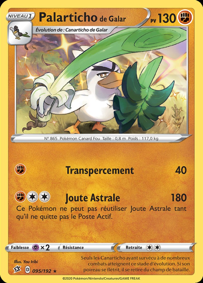 Carte Pokémon: Palarticho de Galar