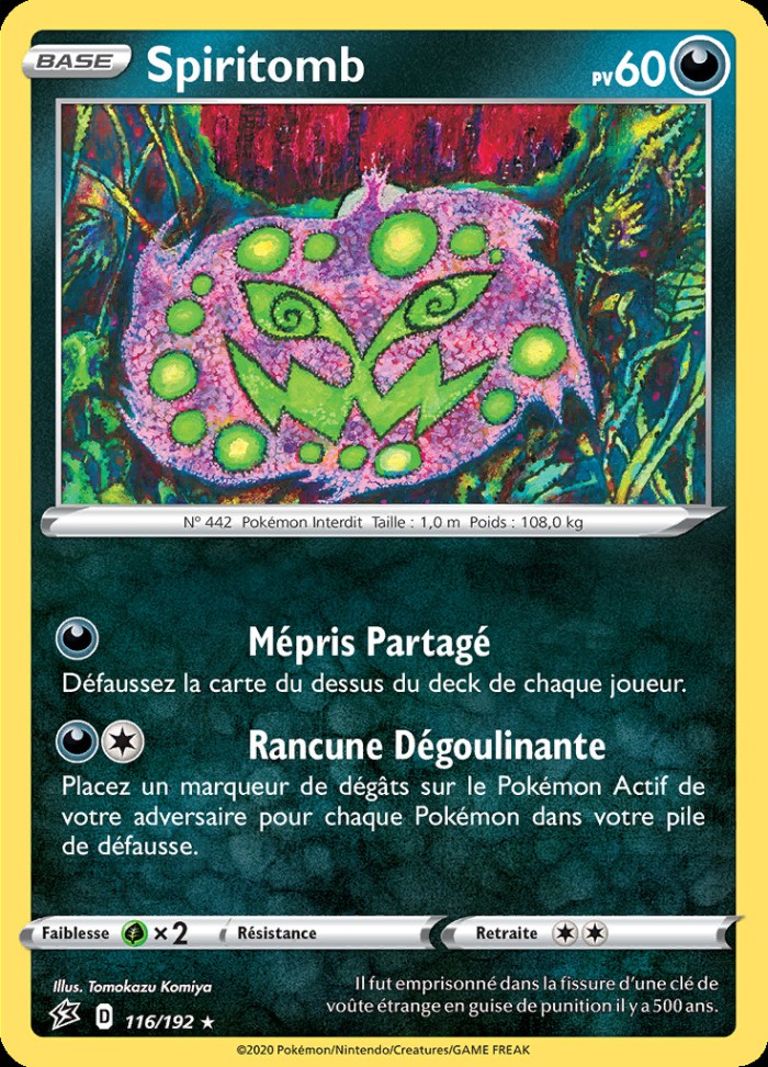 Carte Pokémon: Spiritomb